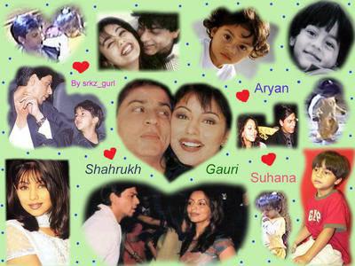 la famille de  sharukh